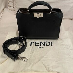 Fendi ISEEU peekaboo crossbody bag in size small